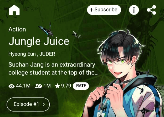 Jungle Juice webtoon